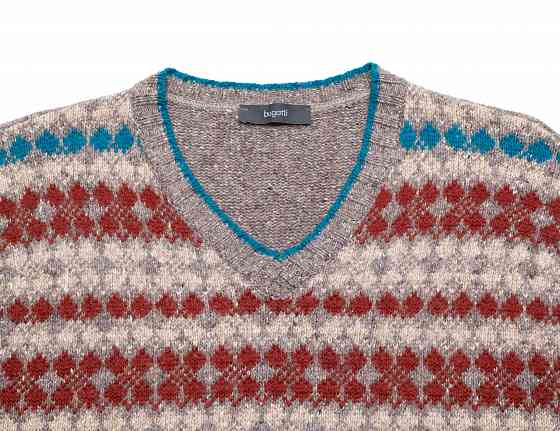 Свитер пуловер мужской 56 XXL Bugatti Италия шерсть Донецк