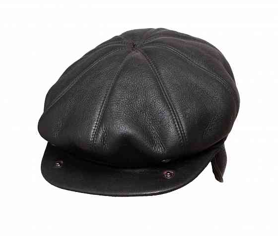 Кепка мужская б/у 60р кожаная зимняя Донецк