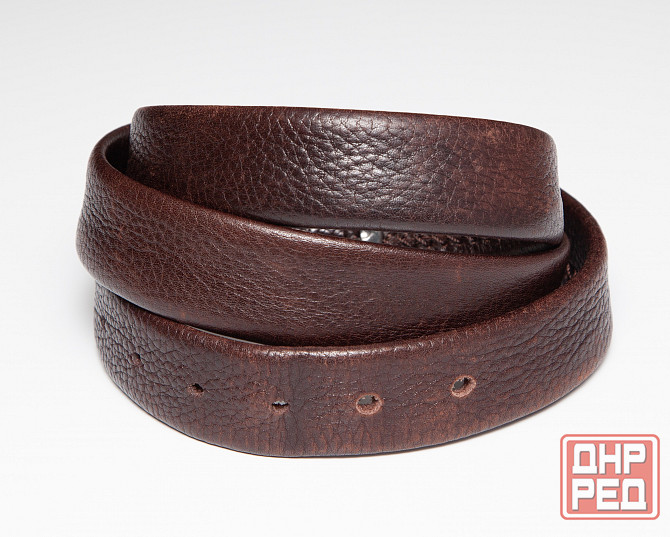 Ремень мужской кожаный б/у коричневый Leyva Испания Донецк - изображение 5