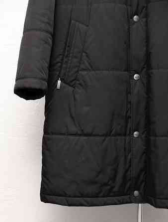 Мужской пуховик 58р длинный черный Bugatti Италия Донецк