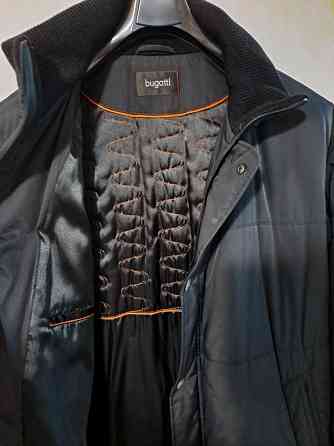 Мужской пуховик 58р длинный черный Bugatti Италия Донецк