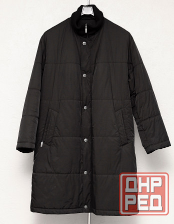 Мужской пуховик 58р длинный черный Bugatti Италия Донецк - изображение 1