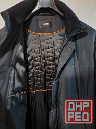 Мужской пуховик 58р длинный черный Bugatti Италия Донецк - изображение 6