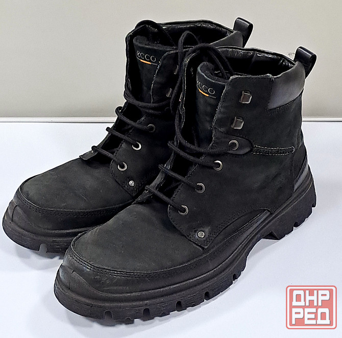 Ботинки мужские Ecco нубук 47 размер Донецк - изображение 1