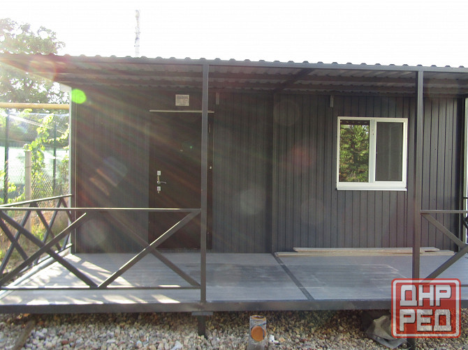 Дачный домик 6х4.8х2.8 с террасой Донецк - изображение 1