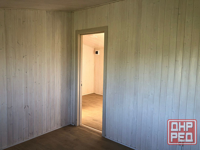 Дачный дом белый с желыми ставками 7х6х2.9 Донецк - изображение 5