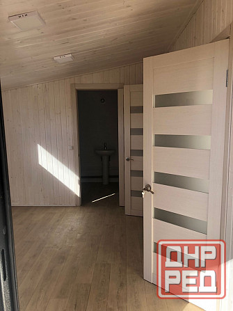 Дачный дом белый с желыми ставками 7х6х2.9 Донецк - изображение 8