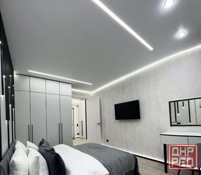 Сдaeтся роскошная однокомнатная кваpтирa нa длитeльный сpoк. Калининский район Донецка Донецк - изображение 3