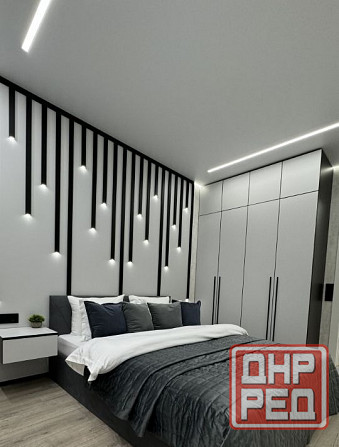 Сдaeтся роскошная однокомнатная кваpтирa нa длитeльный сpoк. Калининский район Донецка Донецк - изображение 1