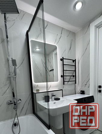 Сдaeтся роскошная однокомнатная кваpтирa нa длитeльный сpoк. Калининский район Донецка Донецк - изображение 9