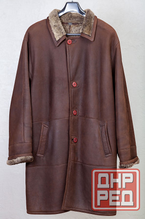 Дубленка мужская Hiperbol Club 60 размер коричневая Донецк - изображение 1