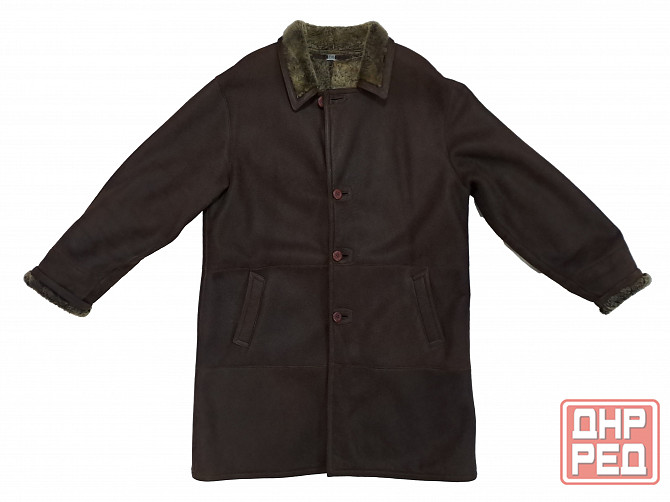 Дубленка мужская Hiperbol Club 60 размер коричневая Донецк - изображение 2