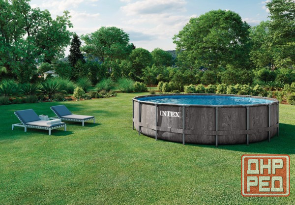 Бассейн каркасный круглый Intex GreyWood Prism Frame Premium 549х122см (полный комплект) Донецк - изображение 4