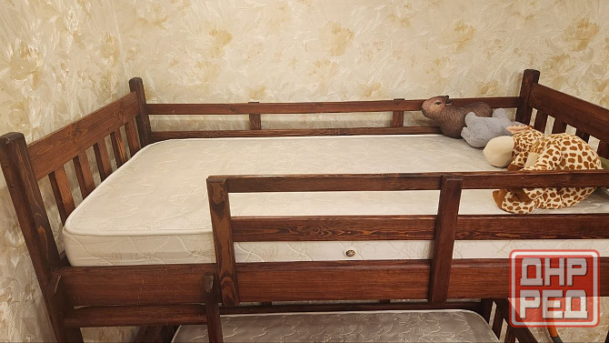 Двухъярусная Кровать, натуральное дерево Донецк Донецк - изображение 3