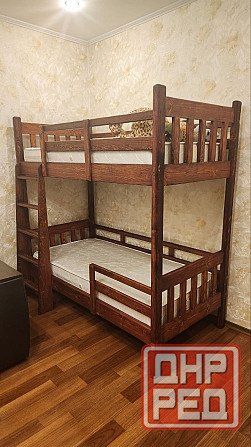 Двухъярусная Кровать, натуральное дерево Донецк Донецк - изображение 1