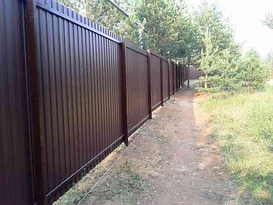 Заборы из профнастила, недорого и качественно! Макеевка