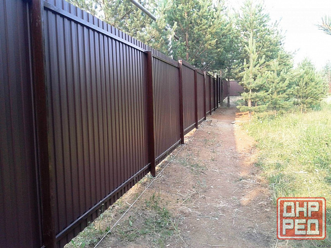 Заборы из профнастила, недорого и качественно! Макеевка - изображение 1