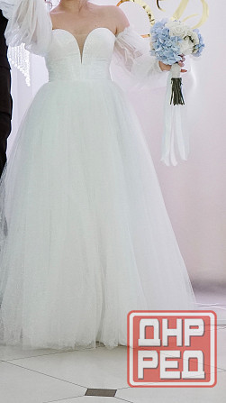 Продам свадебное платье Шахтерск - изображение 2