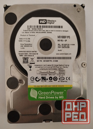 Жесткий диск HDD 1 Tb Western Digital Донецк - изображение 1