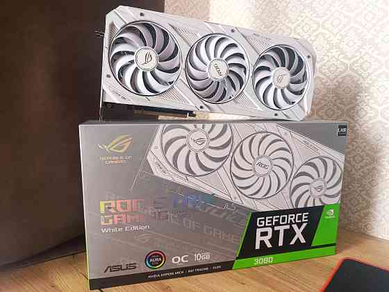 Видеокарта Nvidia RTX 3080 Asus Rog Strix White Горловка