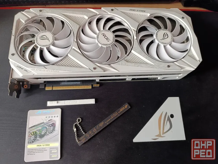 Видеокарта Nvidia RTX 3080 10Gb Asus Rog Strix White Горловка - изображение 5