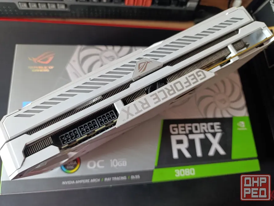 Видеокарта Nvidia RTX 3080 10Gb Asus Rog Strix White Горловка - изображение 6