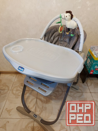 Детский стульчик-столик chicco Донецк - изображение 1