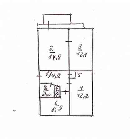 Продается 3-х комнатная квартира в районе Бакинских комиссаров Донецк