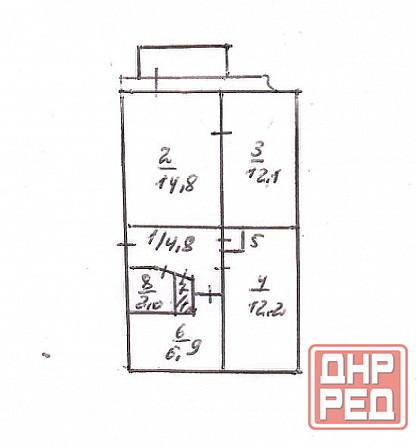 Продается 3-х комнатная квартира в районе Бакинских комиссаров Донецк - изображение 2