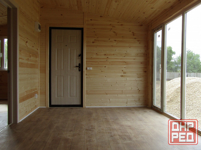 Дом 8х6 Имитация бруса + Графит. Донецк - изображение 3