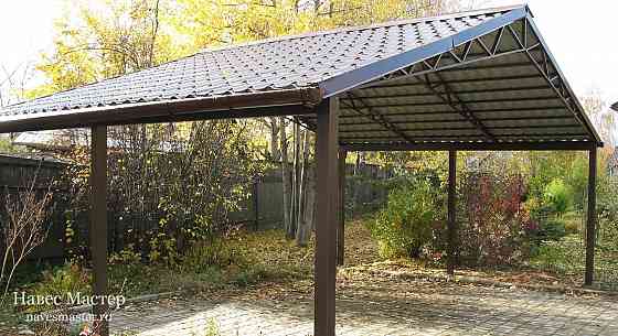 Навесы, козырьки под заказ с установкой Донецк