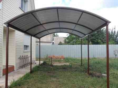 Навесы, козырьки под заказ с установкой Донецк