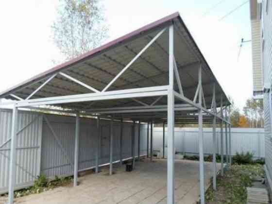 Навесы, козырьки под заказ с установкой Донецк