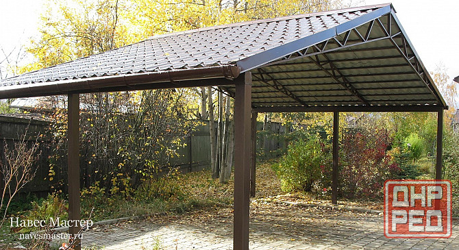 Навесы, козырьки под заказ с установкой Донецк - изображение 2