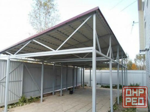 Навесы, козырьки под заказ с установкой Донецк - изображение 6