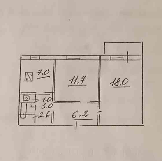 Продам 2х ком. квартиру в Кировском районе, м-н Текстильщик Донецк