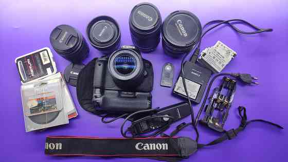 Фотоаппарат Canon 650D с объективами, аксессуарами Макеевка