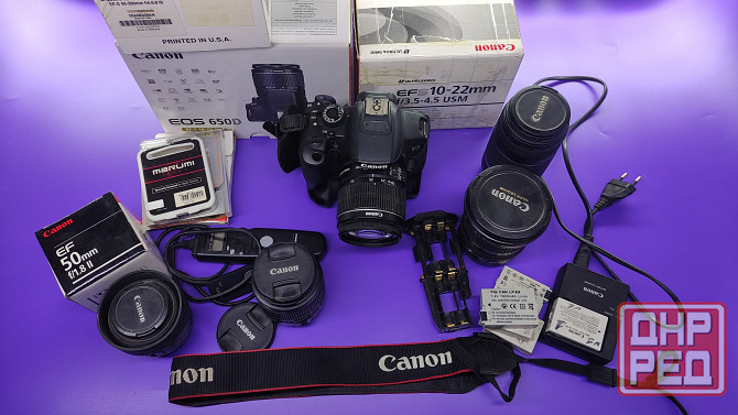 Фотоаппарат Canon 650D с объективами, аксессуарами Макеевка - изображение 8