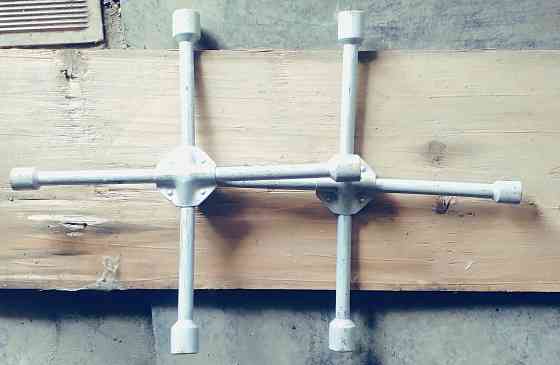 Ключ баллонный усиленный крестообразный стальной, размер головок 17-19-21-23мм Донецк