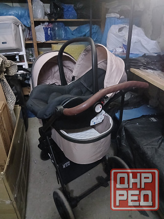 Коляска Luxmom для новорожденных с автолюлькой 3 в 1 Донецк - изображение 8