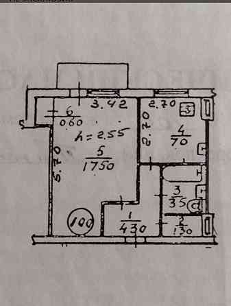 недорого под ремонт.. однокомнатная Донецк