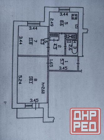 Продаю 2-х комнатную квартиру в Ворошиловском районе, ул. Генерала Антонова Донецк - изображение 7