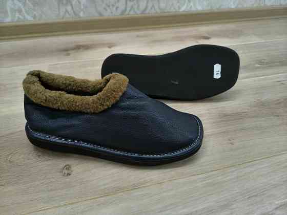 Тапки кожаные ISASA. Новые Донецк