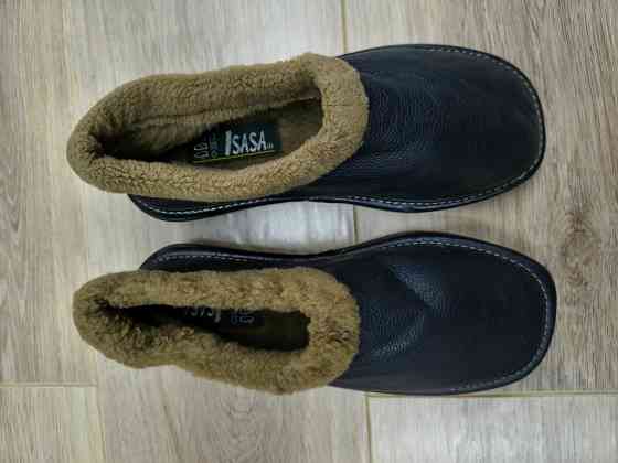 Тапки кожаные ISASA. Новые Донецк