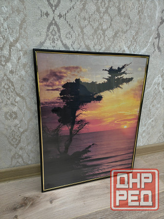 Картина под стеклом. «Рассвет» Донецк - изображение 1