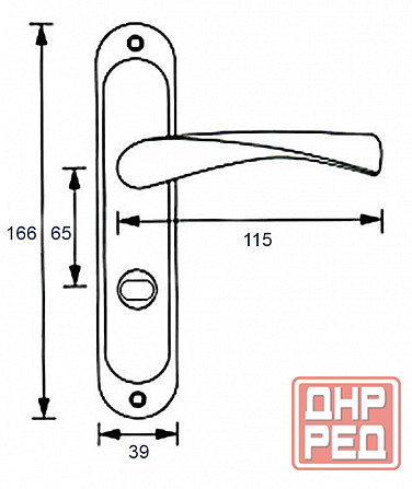Комплект дверной фурнитуры. Донецк - изображение 3