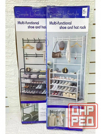 Вешалка напольная с полками Донецк - изображение 1