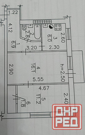 2-комнатная квартира Путиловка Донецк - изображение 1