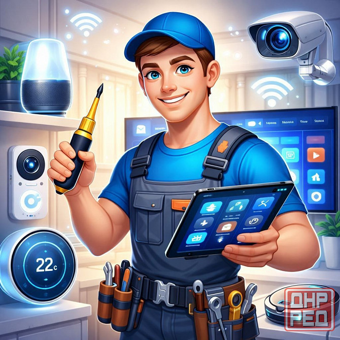 Монтаж, установка кронштейна под телевизор, монитор Макеевка - изображение 1