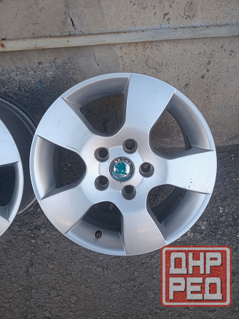 Продаю диски легкосплавные оригинальные р 15,шкода Донецк - изображение 1